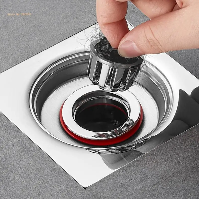 Floor Drain Odor-Proof Sewer Backflow Preventer Sewer Insect-Proof Floor Drain for Kitchen Bathroom Pipes Dropship