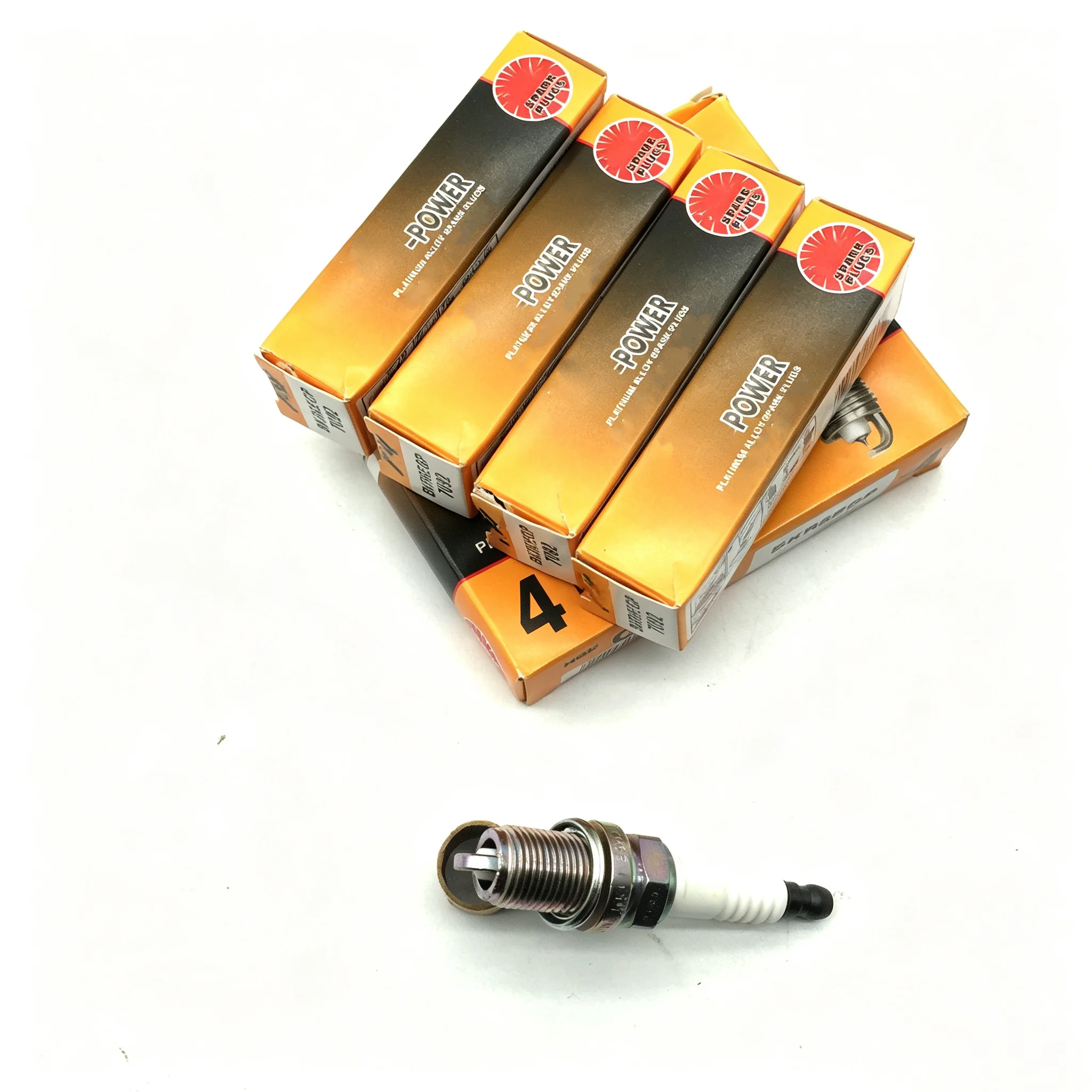 4PCS BKR6EGP 7092 Platinum G-Power Spark Plug for Acura Alfa Romeo Audi BMW Toyota Honda Chevrolet Yamaha Suzuki BKR6EGP