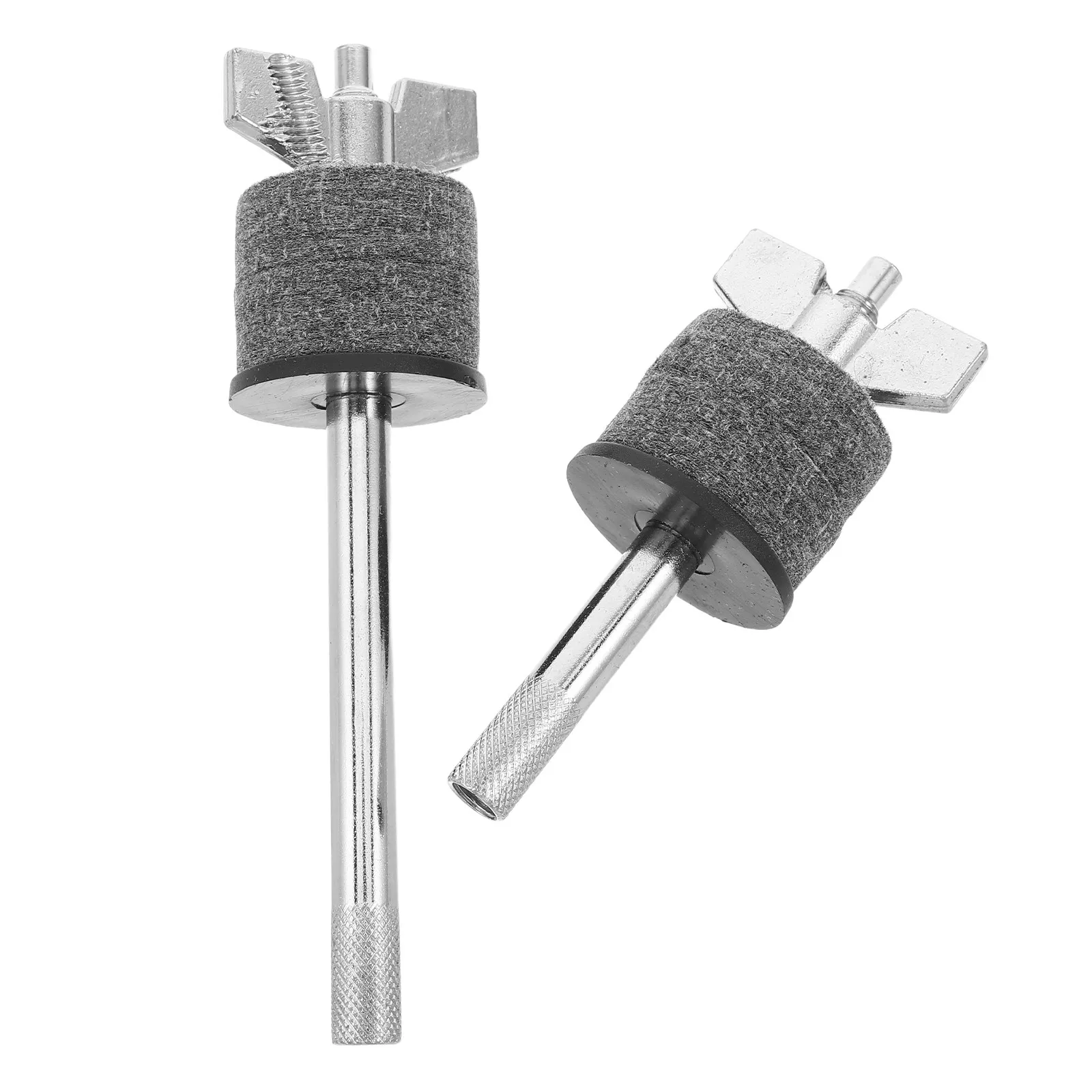 2Pcs Cymbal Stacker Double Layer Adjustable Height Drum Cymbal Extension Stand Stable Mount Bracket Splash Small Cymbals Holder