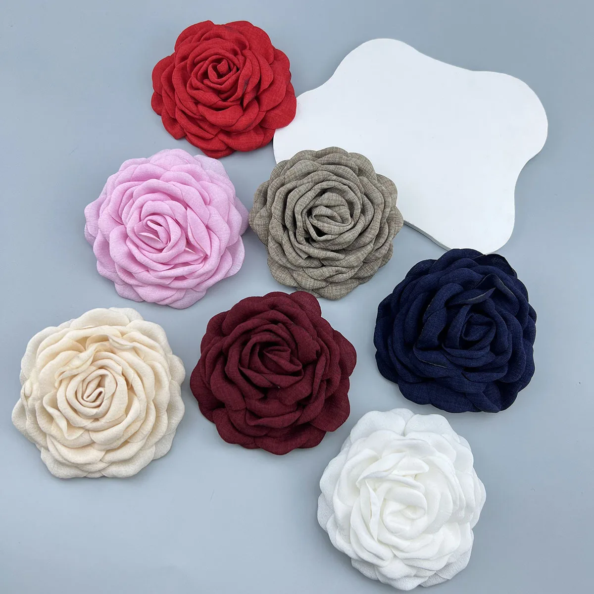 Multi-layer 9cm Flower Brooch Handmade Accessories Suit Sweater Coat Pin Brooches