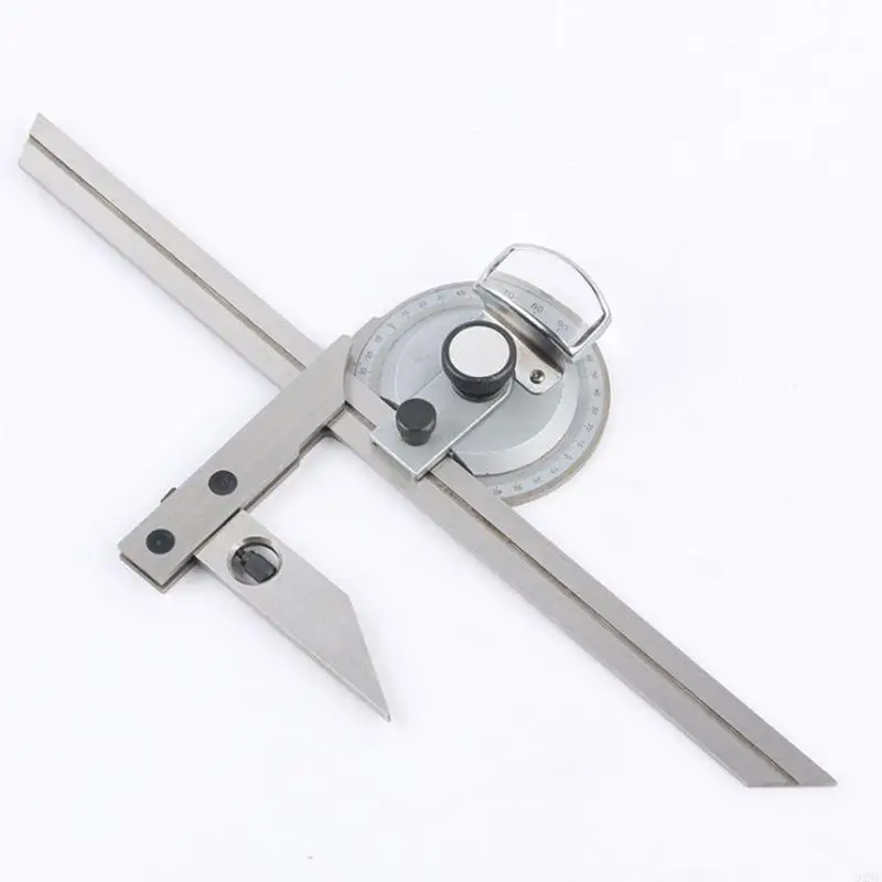 92MF Ruler Bevel Protractor Measuring Instrument Stainless Ruler