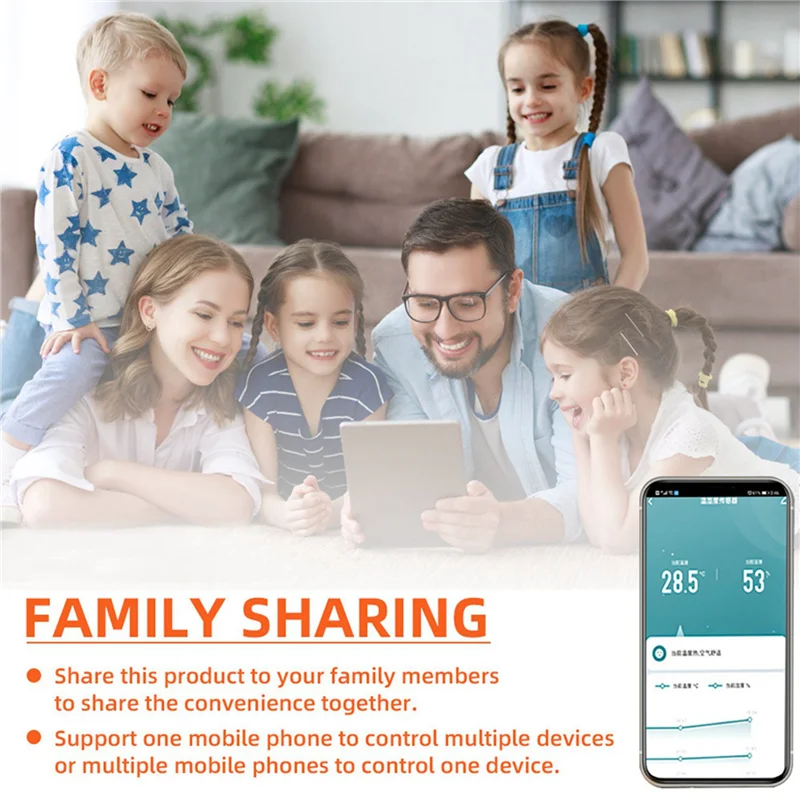 【البيع الساخن!】2X زيجبي الرطوبة ودرجة الحرارة الاستشعار الذكية الرطوبة ميزان الحرارة المراقبة عن بعد والتنبيهات المنزل الذكي