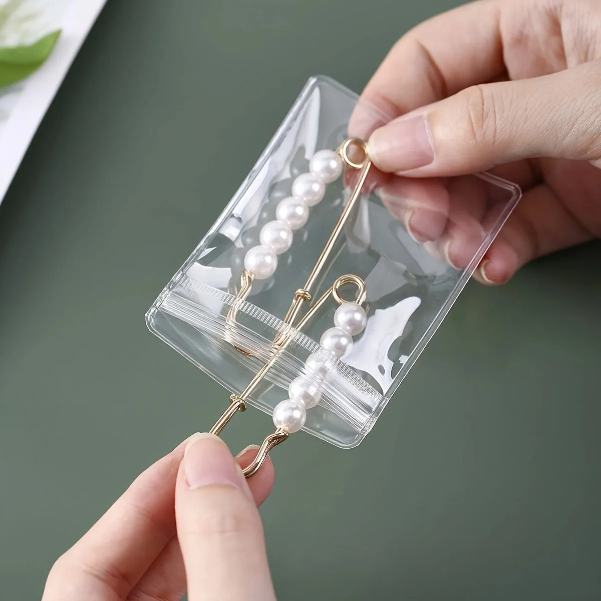20pcs, Transparent PVC Jewelry Bag, Zipper Storage Bag for Rings, Earrings, Necklaces, Anti-Oxidation Packaging Bag