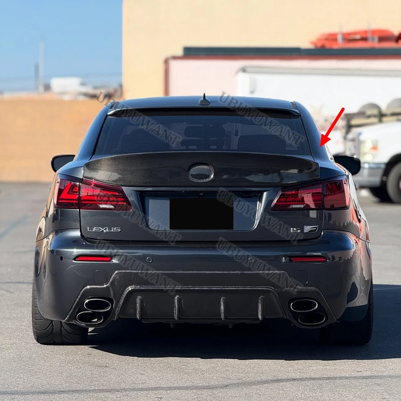 Für Lexus IS250 350 Is-F, WALD-Style Heckklappen-Spoiler aus Kohlefaser, Auto-Styling 2006-2013
