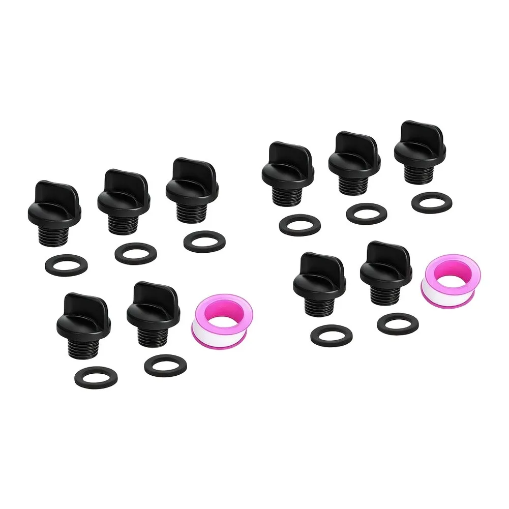 R0446000 Compatible Lock Nut Set 5-Piece with O-Rings for Sustained Performance in Residential Pool Applications