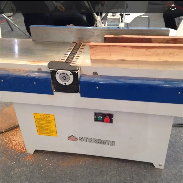 Woodworking professional planer wood jointer with helical cutterhead