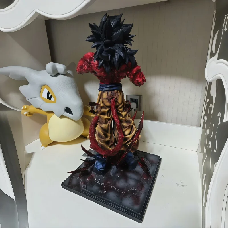 Anime Dragon Ball Z Super Saiyan 4 Goku Collectible Model Toy with Replaceable Hands Classic Anime Figurine for Decoration Gift view 3