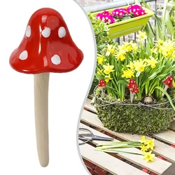 Ceramic Mushrooms For Landscape Home Decorations Christmas Garden Ornaments Clay Porcelain Toadstools Fairy Tinkling Mushrooms