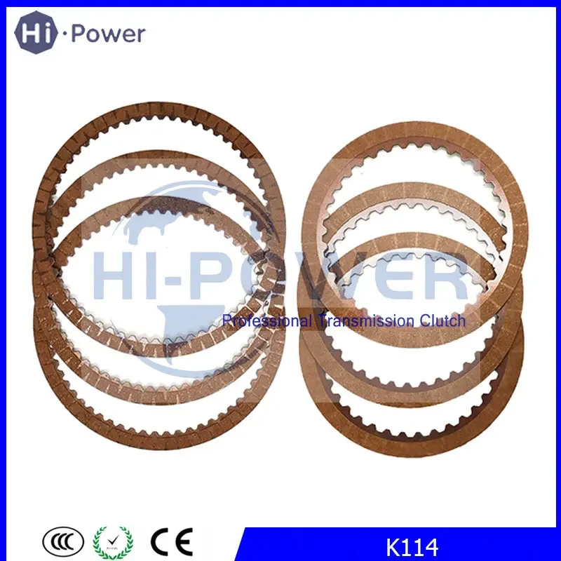 

K114 K115 Auto Transmission Clutch Friction Plates For TOYOTA RAV4 2.0L Lexus NX200 2.0L Gearbox Discs Kit