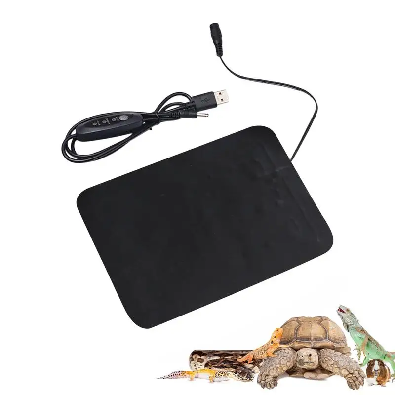 Seedling Heat Mat PVC Leather Plant Warming Mat Indoor 8.5W 45-50 USB Warm Hydroponics Heating Pad For Plants Reptiles