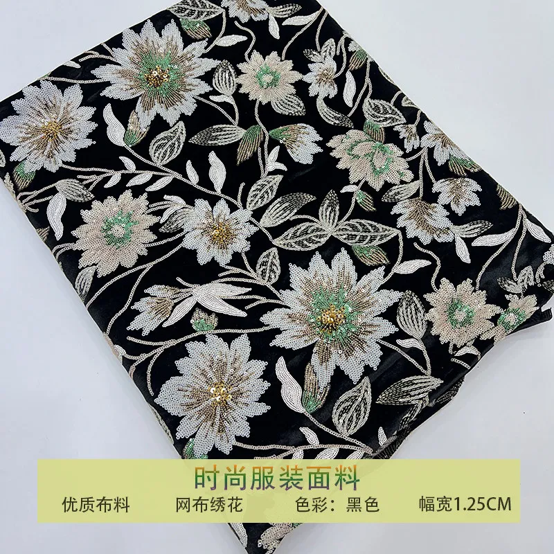 french-velvet-flower-leaves-sequin-embroidery-fabric-for-dress-cheongsam-design-cloth-diy-by-the-yard-sewing-material