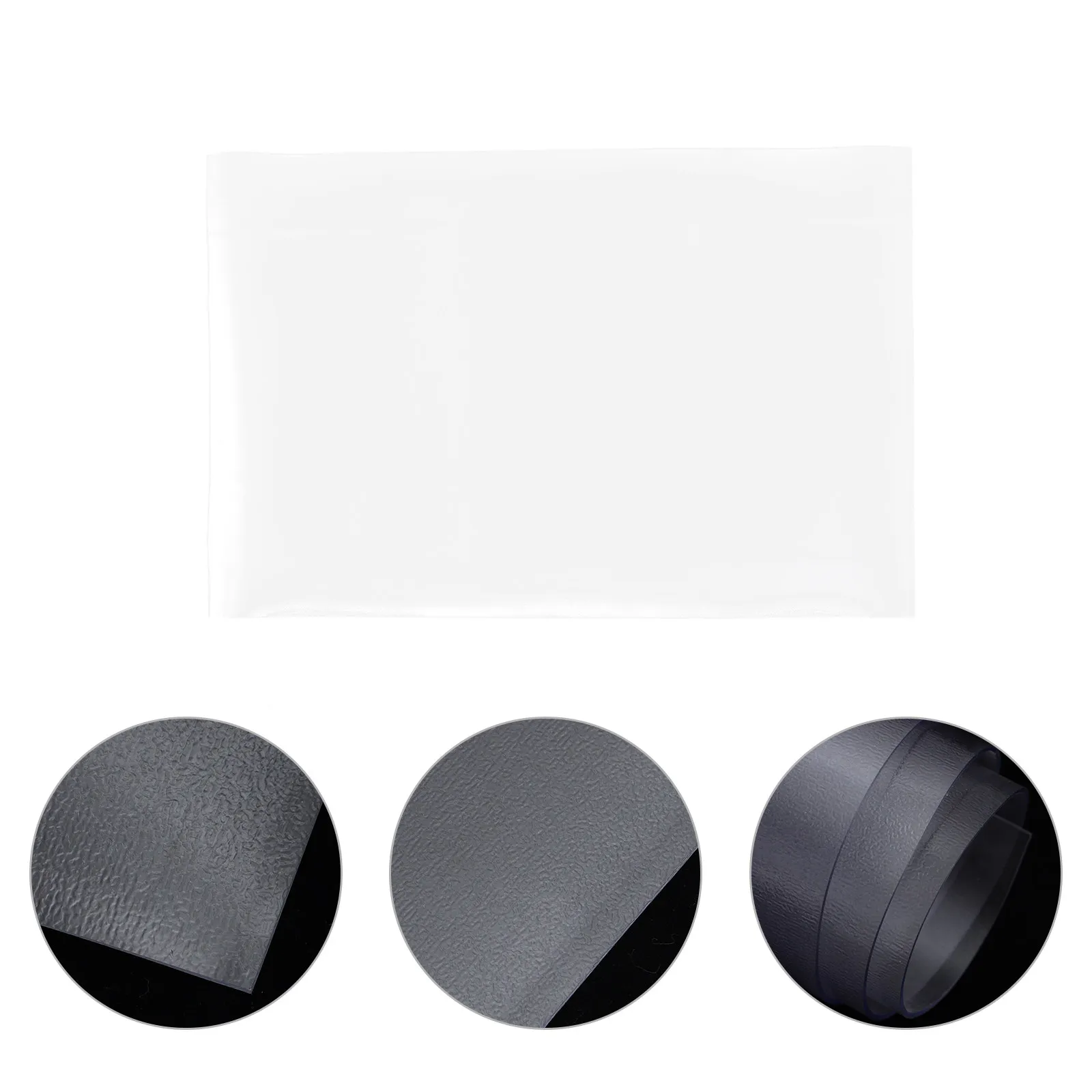 Skid-Resistant PVC Floor Protector Mat with Anti-Slip Bottom Easy Clean Transparent Floor Mat for Living Room Bathroom Kitchen