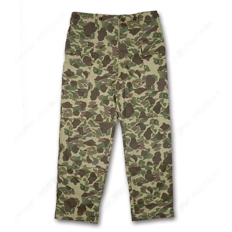WW2 US Army  HBT Military  ARMY PACIFIC CAMOUFLAGE pants BREATHABLE view 3