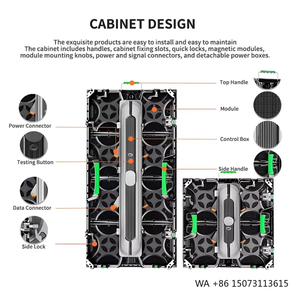شاشة LED كاملة الألوان P3.91 داخلية - شاشة رقمية بطلاقة ثابتة عالية السطوع #1