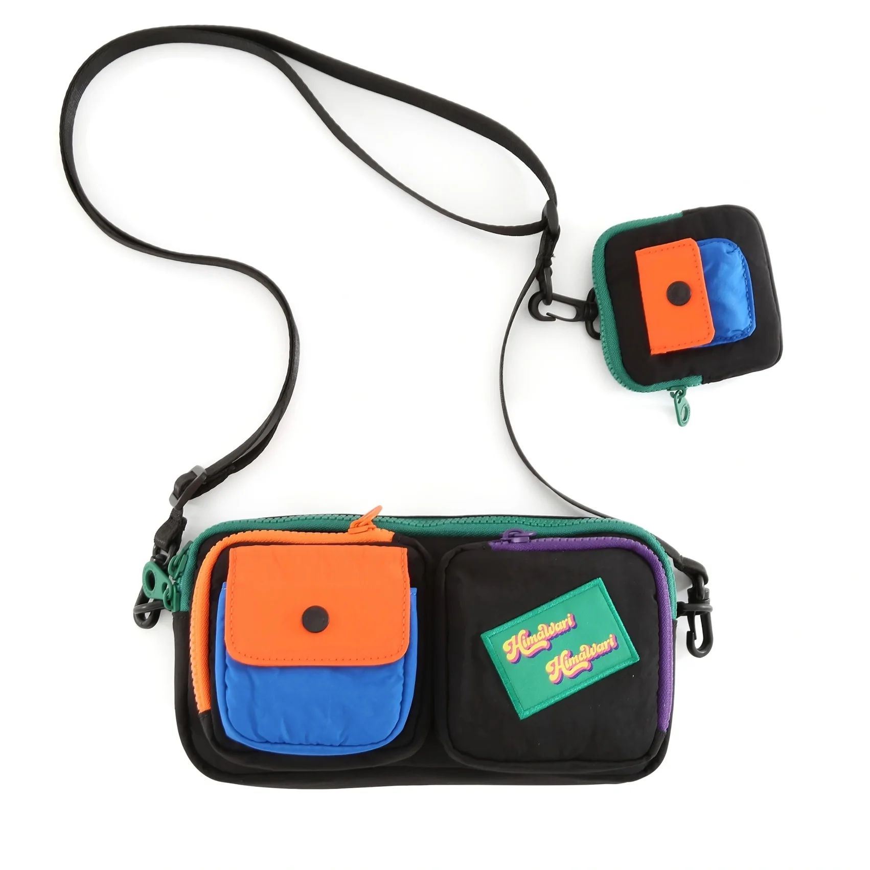 

Europe and the United States popular new fashionable and colorful splicing large-capacity waterproof and wear-resistant student