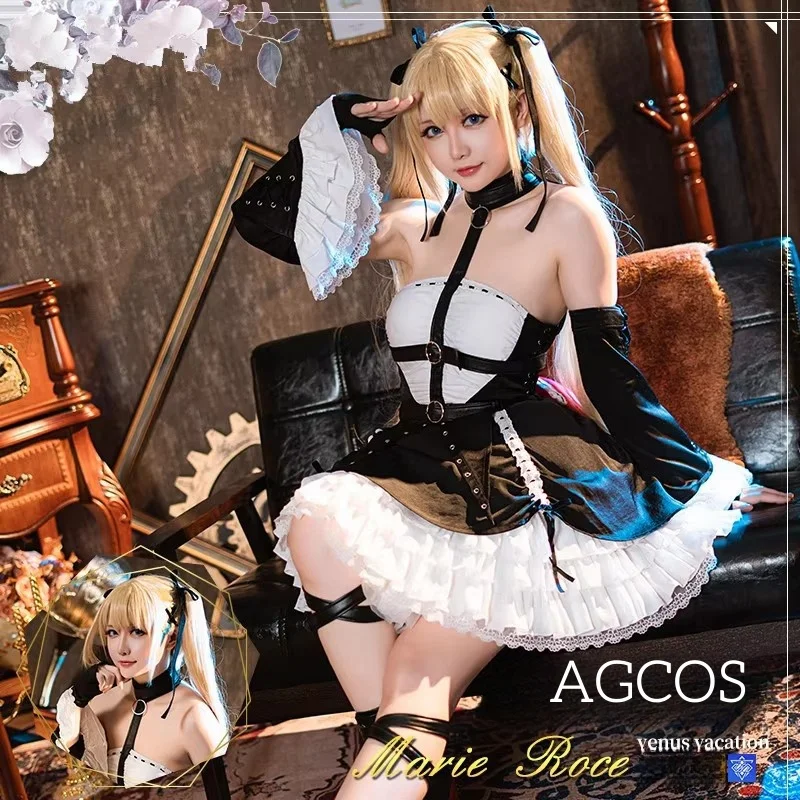 AGCOS Azur Lane Marie Rose Venus Vacation Cosplay Costume Woman Sexy Dress Halloween Outfits Dresses Costumes Cosplay