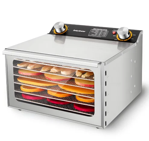 مجفف فواكه وخضروات منزلي صغير من الفولاذ المقاوم للصدأ 18 طبقة مجفف مادي للفواكه والخضروات الجافة #2