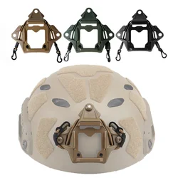 BOOIU Tactical Helmet Vas Shroud NVG Mount Adapter with Hook Rope Aluminum Alloy Helmet Bracket Accessories for FAST Helmet