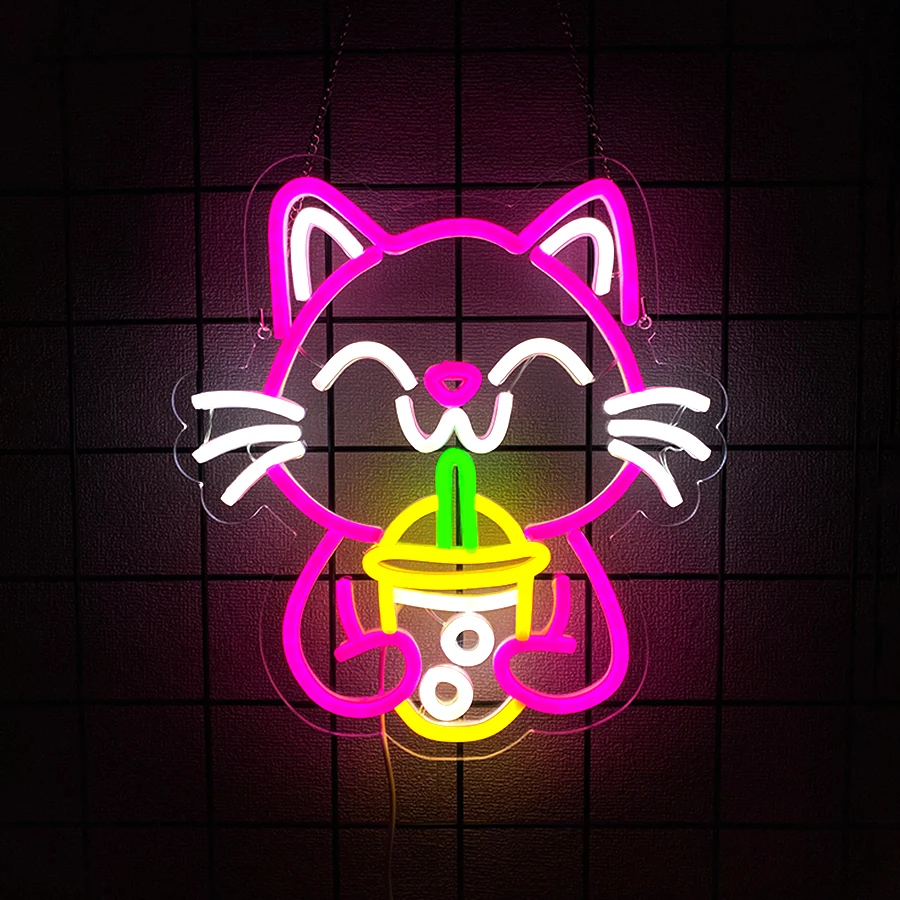 Neonowy szyld z herbatą mleczn – Coffee Tea Neon Sign recenzja i cena