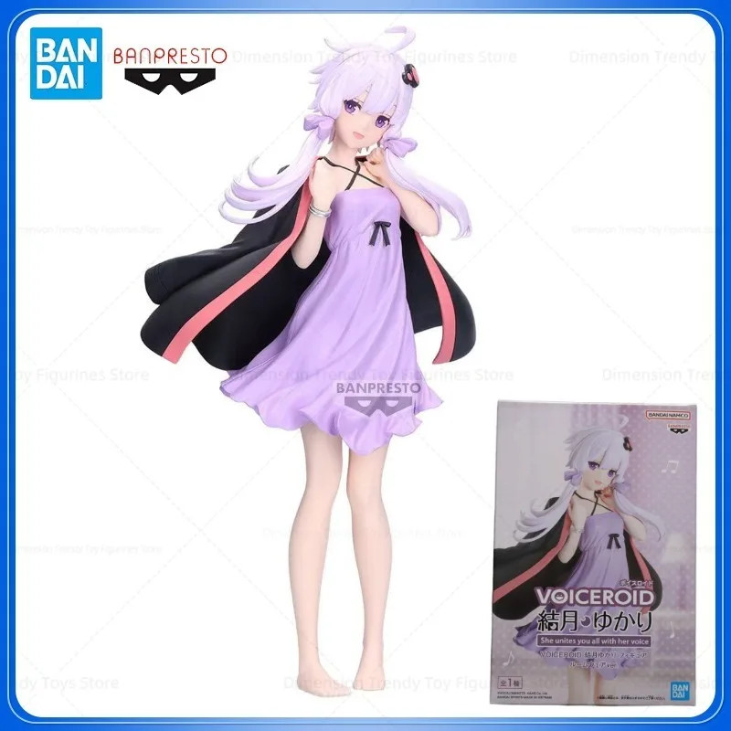 

In Stock Bandai BANPRESTO VOICEROID Anime Roomwear Yukari Yuzuki Figure Model Genuine Boxed Toy Gift DT