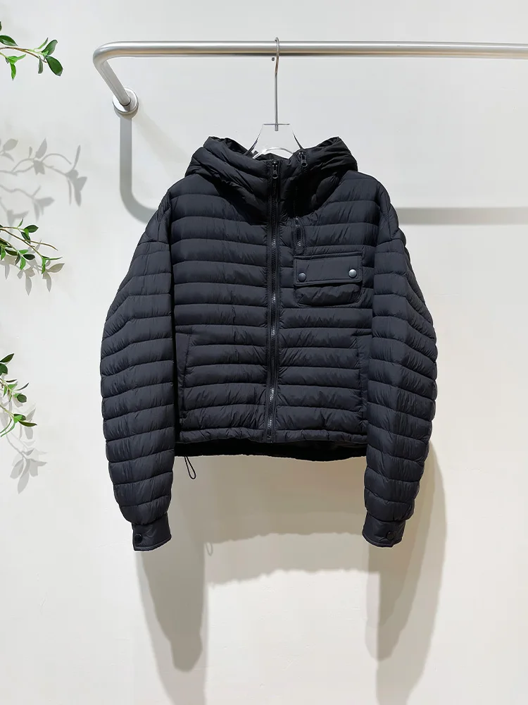 

Lightweight Women's down Jaet 90% White Du down Puffer Coat Bread Sle Winter Outerwear New 2025 Spring Summer