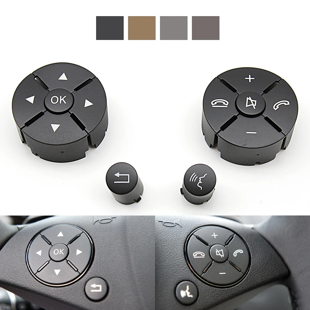 Car Multi-Function Steering Wheel Button Keys For Mercedes Benz C E GLK Class W204 X204 C180 C200 C250 C260 C300 C350 W207 W212