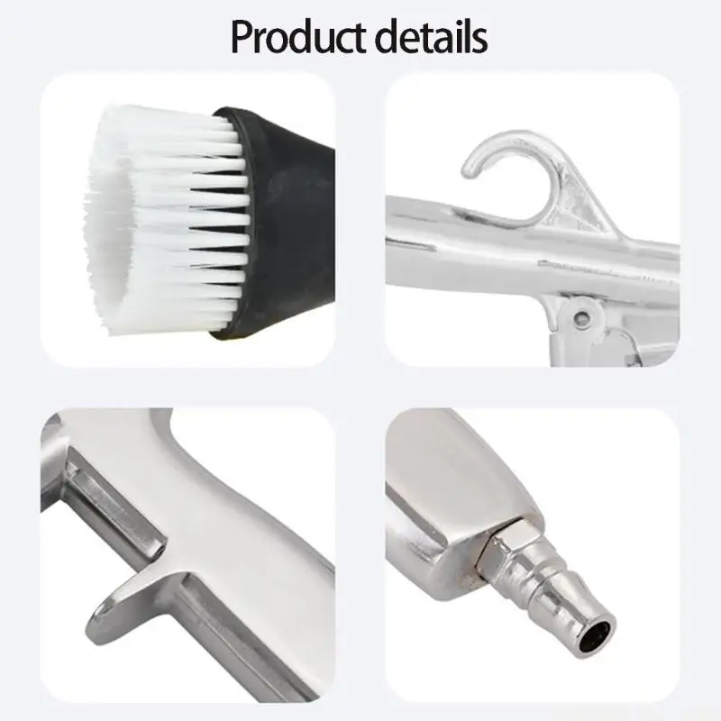J0MA Ergonomic Air Duster Guns Car Detailing Tool With Flared Nozzle For Quick Debris Removal Vehicle Garage And Workshop Use