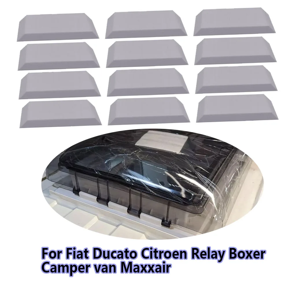 2/6/12Pack Roof Vent Skylight Infill Profile for Fiat Ducato Citroen Relay Boxer Camper Van Maxxair RV Accessories