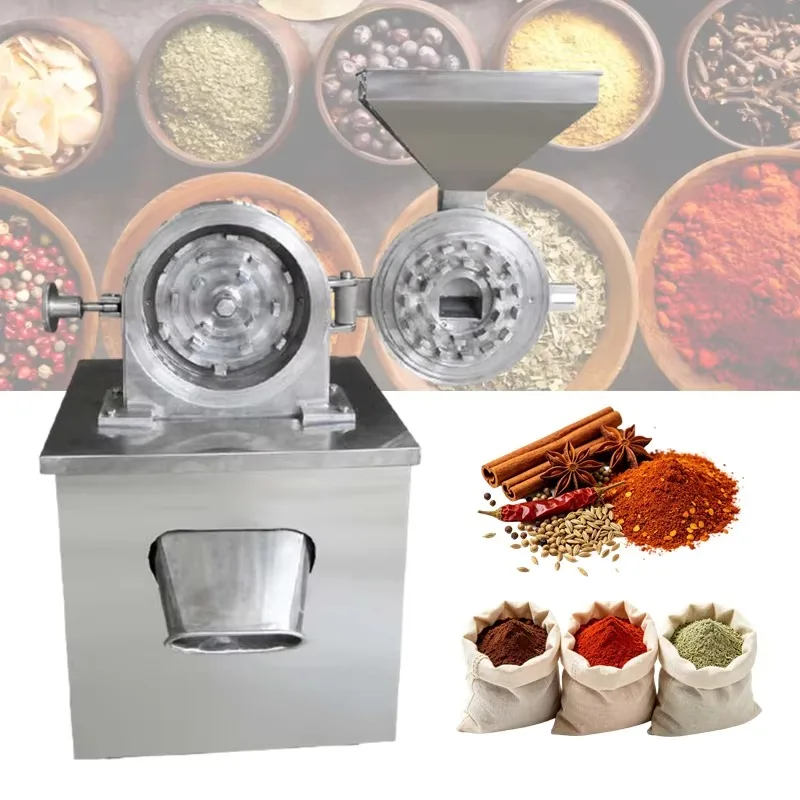 Customized Multi-functional Grain Crusher Pulverizer Electric Commercial Wheat Flour Milling Grinding Machine