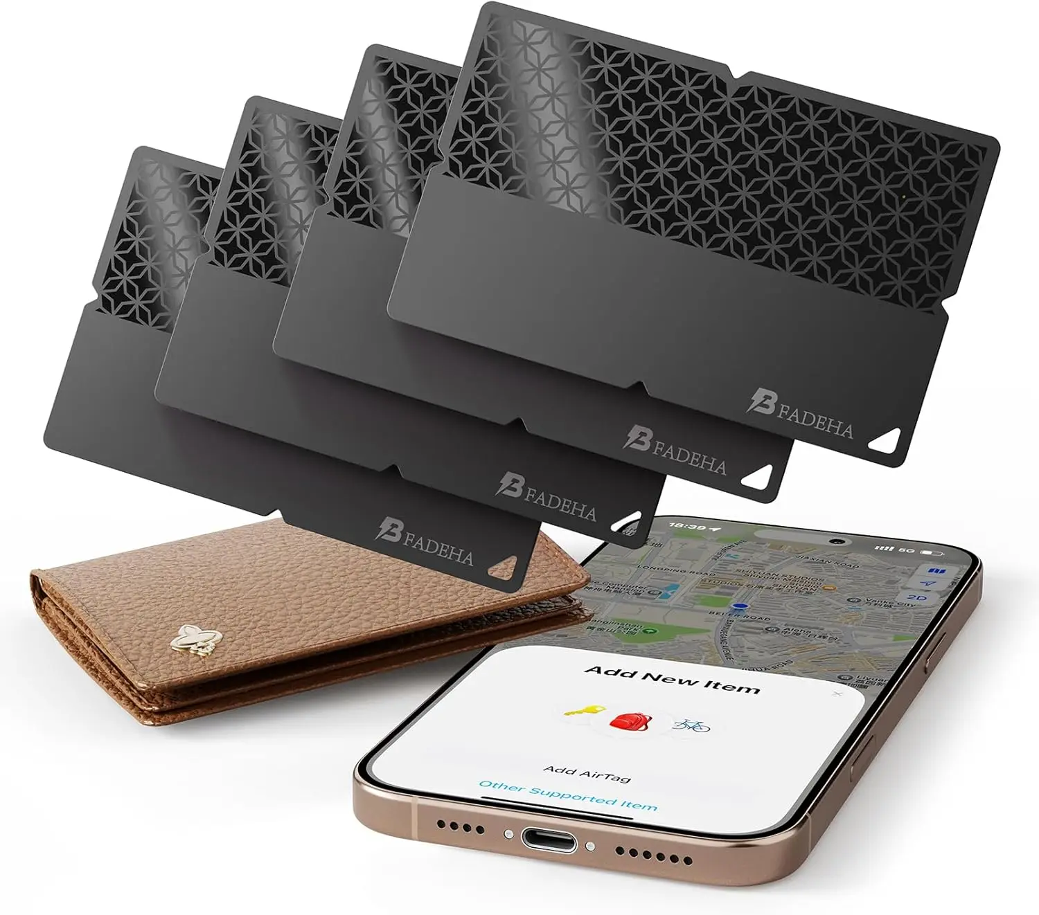 

Сертифицированный MFi Bluetooth-трекер для iOS, ультратонкий GPS-локатор с батареей на 5-10 лет для ключей, сумок и паспортов