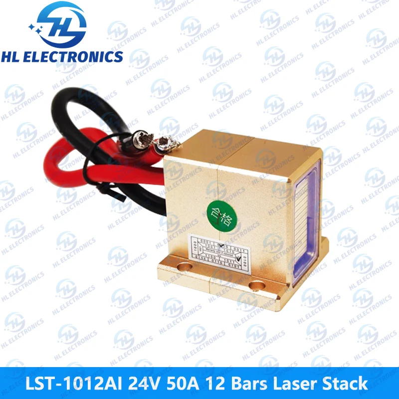 LST-1012AI 24V 50A 12Bars 600W 808nm Laser Stack for Hair Removal