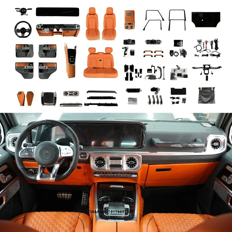 2025 Hot G-Class W463/W464 Interior Upgrade Kit-Leather Business/Luxury Design Easy Installation for G500/G550/G63
