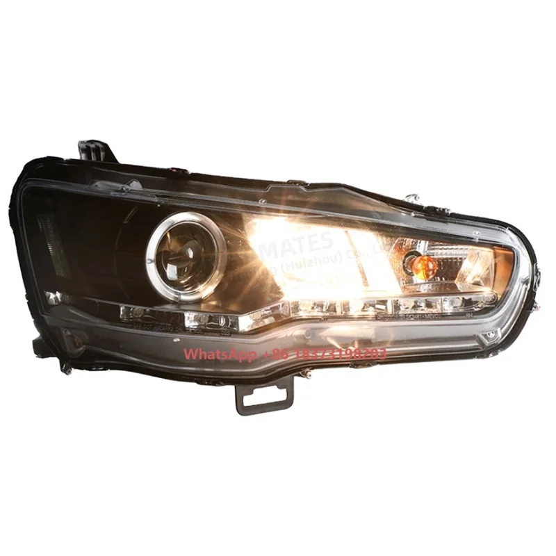 

CARMATES Лидер продаж в сборе, светодиодные передние фонари DRL, указатель поворота, головной свет для Lancer-EX Lancer EX 2008-