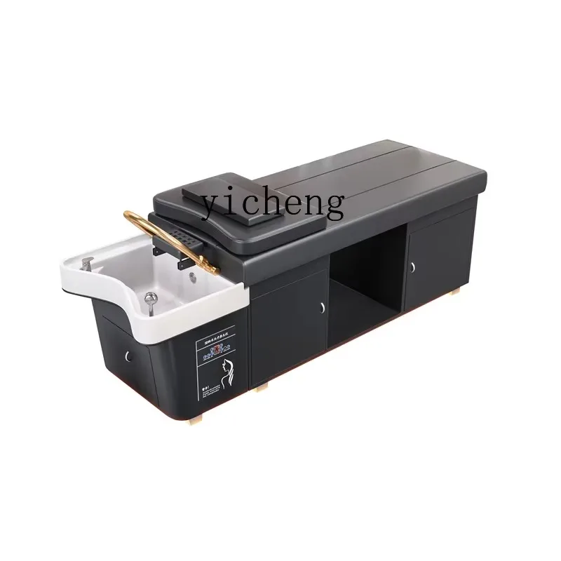 MR-16  high-grade shampoo bed with hair treatment shampoo bed water circulation fumigation water heater integrated hair cutting