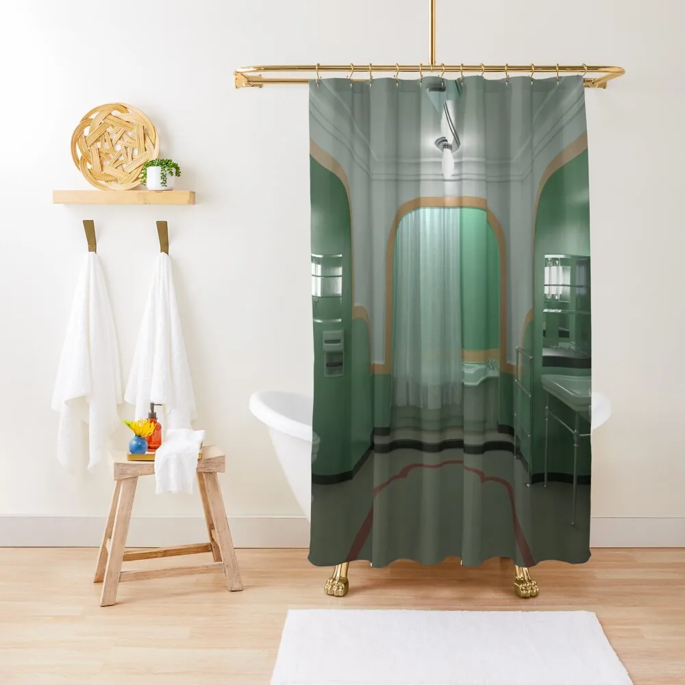 

Scary Horror art deco bathroom Shower Curtain Shower For Set For Curtain