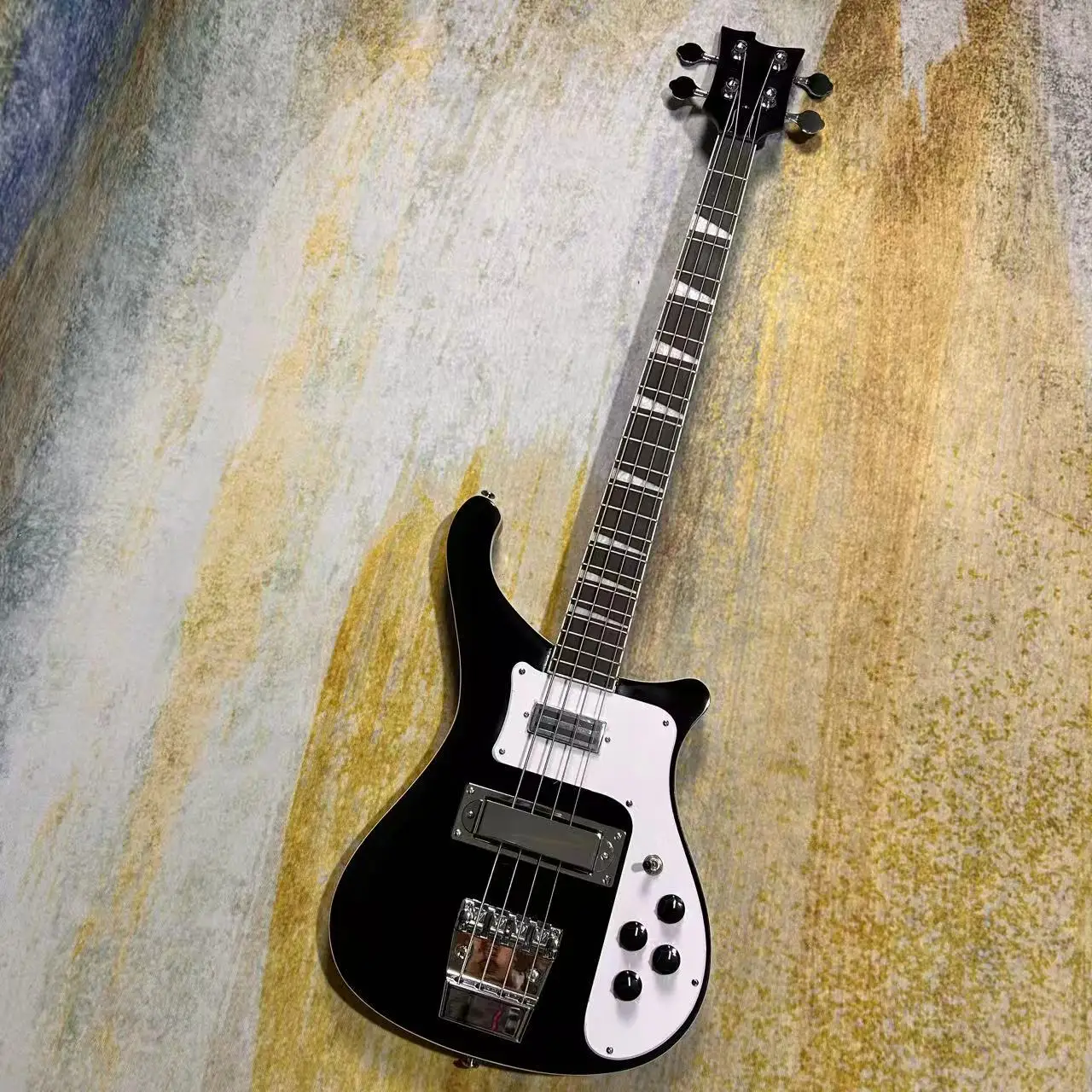 

Электрогитары Rocky Lions Bass, черная модель, хромированная фурнитура, 4 струны