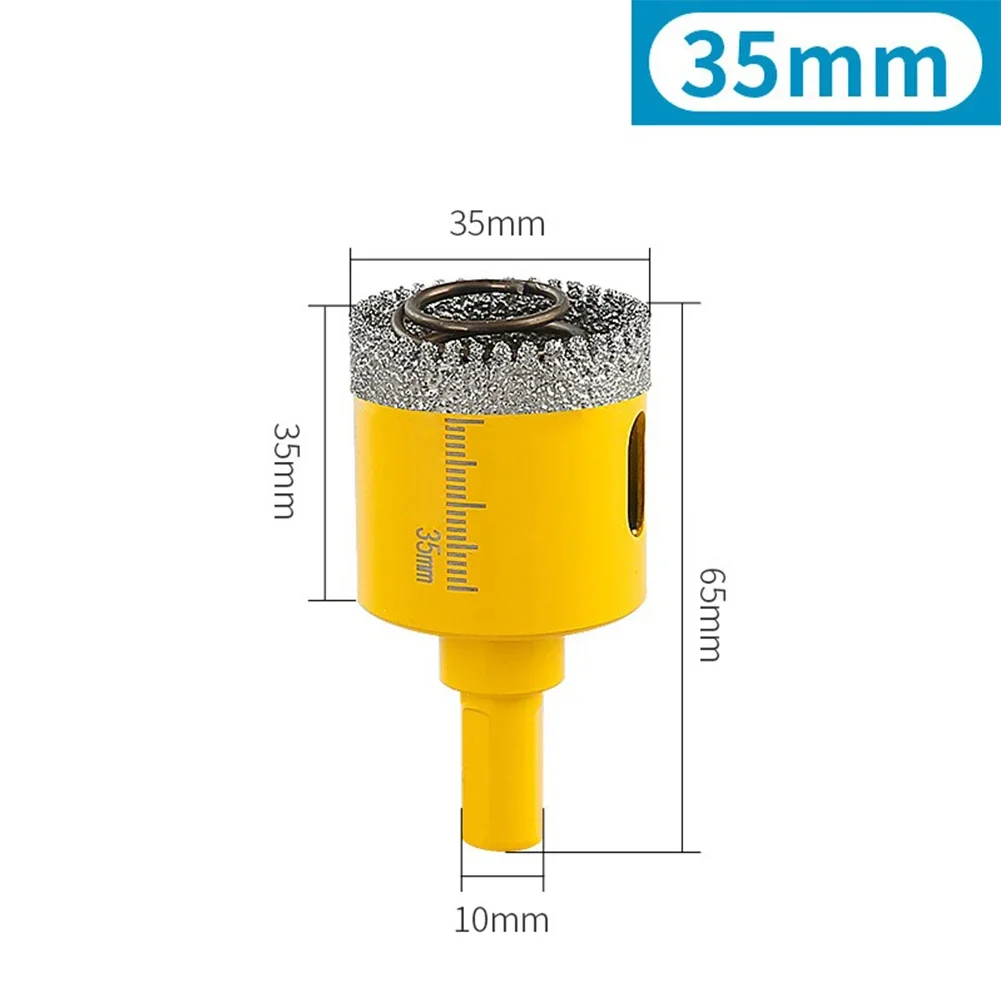 20-60mm Hole Saw Cutter Drilling Drill Bit Hole Opener Triangle Shank For Granite Tile Marble Concrete Diamond Drill Bit