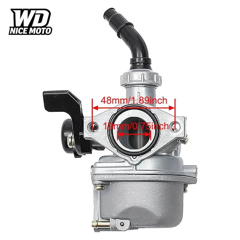 WD NICE MOTO Universal Motorrad Vergaser PZ19 19mm Vergaser Für 50CC 70CC 90CC 110CC 125cc ATV Quad 4 Wheeler Dirt Bike – Detail 6