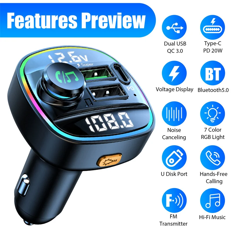 Car Bluetooth 5.0 M… - image