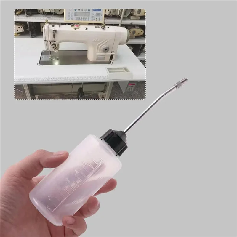 

【Best Selling】12Pcs Sewing Machine Oiler,120Ml Oil Dispenser With Long Angled Spout,Screw On Cap Extended Spout Oil Bottle