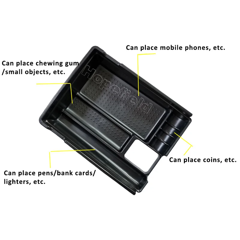 ABS Car Armrest Miscellaneous Storage Box for Nissan QASHQAI J11 X-trail T32 Rogue 2014-2020 Center Console Organizer Containers