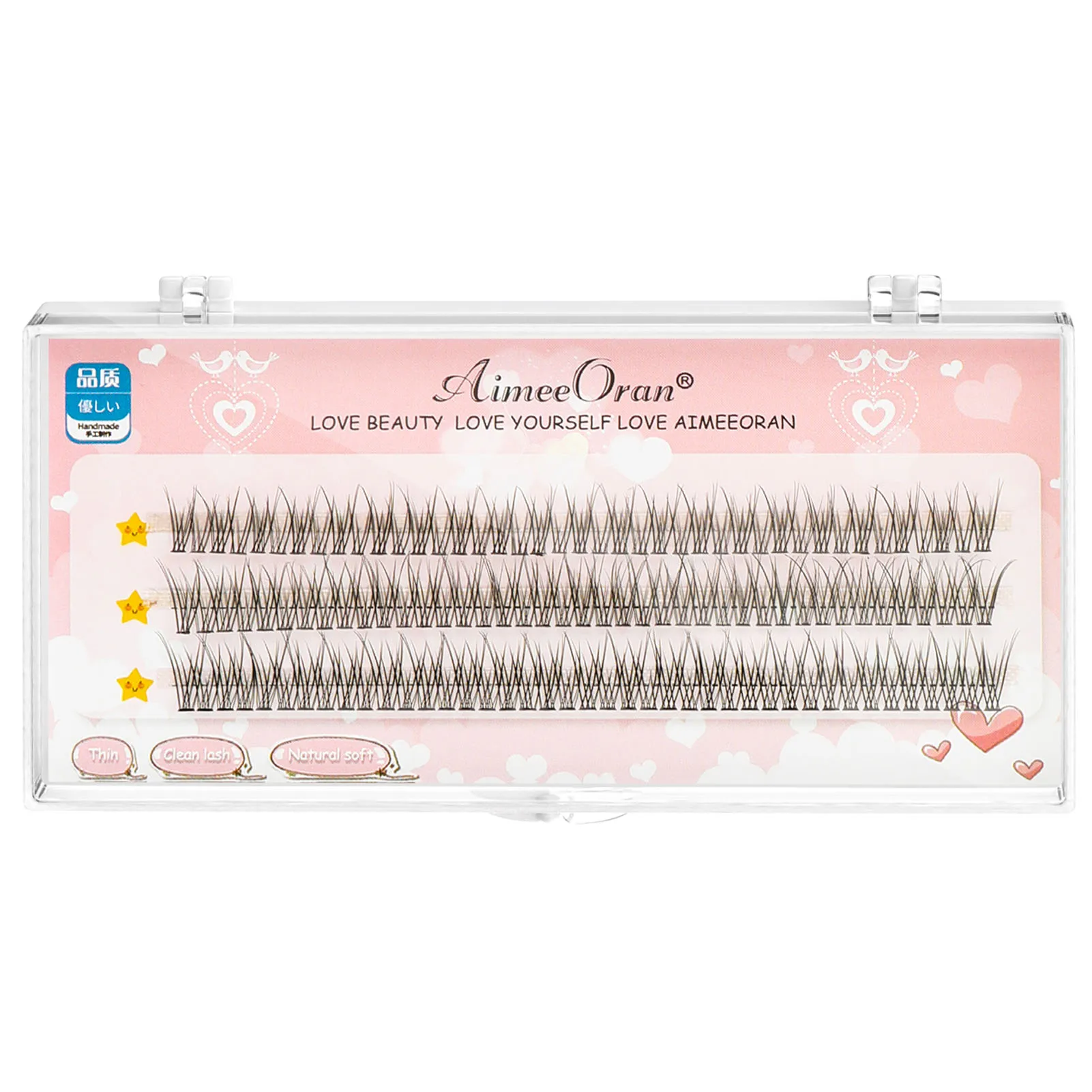 Eyelash Extension C Curl 10/11/12/13mm Professional Assorted Lengths Wisps DIY at Home