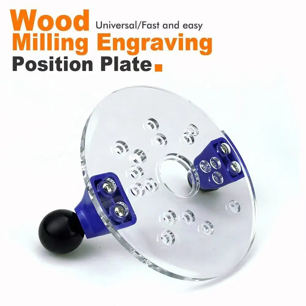 

Основание фрезы с двойными ручками Фрезерный станок с фиксированной основой Направляющая Фрезерный станок по дереву Приспособление для ручного триммера Деревообработка Фрезерование Гравировка