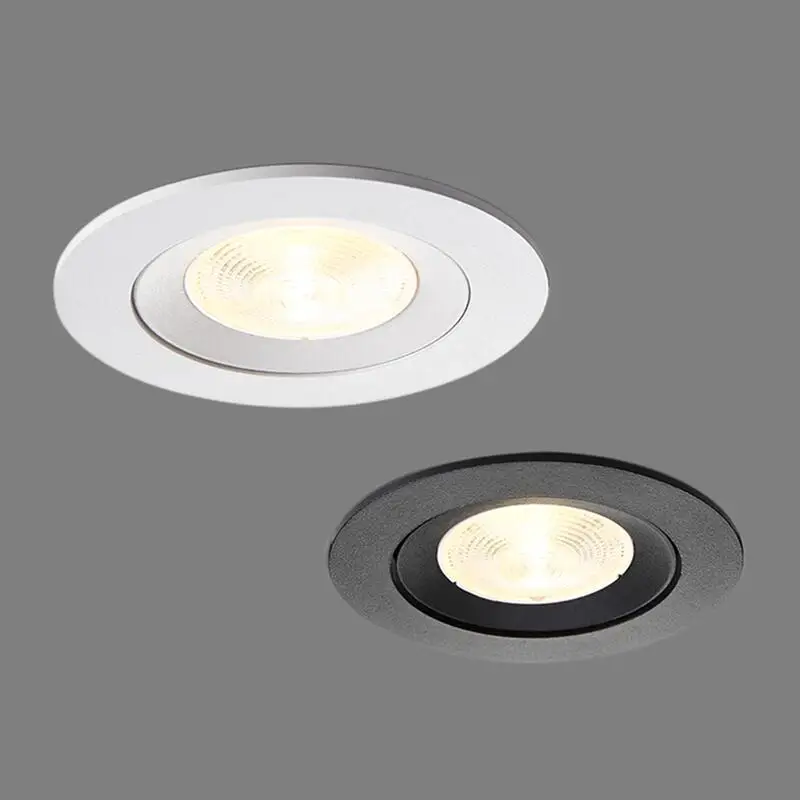 Trimless Round COB Led Downlights High End Recessed Ceiling Spot Lights Lamps Ceiling lamp For Indoor Residential Home 110V 220V