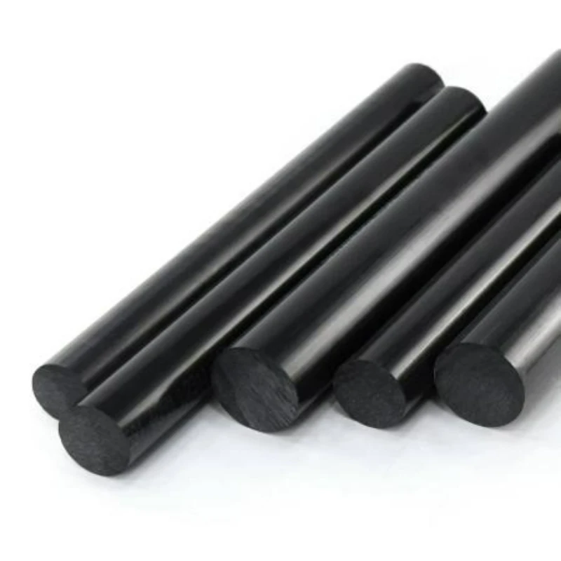 1/2pcs Black PC Solid Dia 6mm~40mm Polycarbonate Round Rod High Bar CNC Strength Heat Toughness Resistant Unbreakable