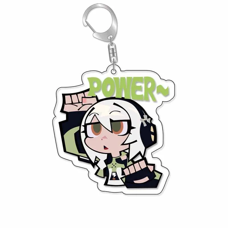 Game ZZZ Emoticon Ellen Joe Nicole Demara Cosplay Acrylic Keychain Bag Charms Gift Couple Cartoon Pendant Figures Keyring