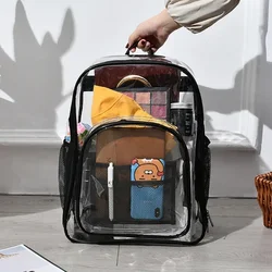 Fashion Clear Women Backpack Transparent Mini Cute Backpack Travel School Backpack Student Bag for Girls Child Mochila