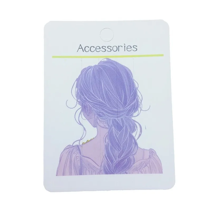 50 قطعة أزياء المرأة عودة عرض ورقة بطاقة إكسسوارات الشعر عرض بطاقة مشبك شعر بطاقة التعبئة والتغليف مشبك شعر شارة سعر التجزئة