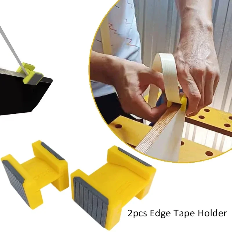 Porta nastro per bordi per la lavorazione del legno Comodo piastra per nastro in plastica antiscivolo Strumento per l'applicazione del nastro per bordi preciso