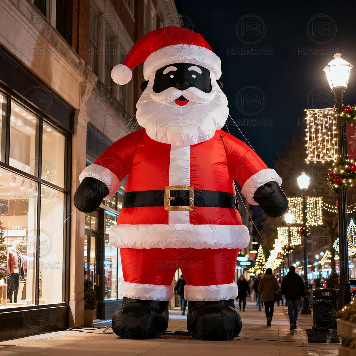 

Big Inflatable Santa Figure Perfect for Bringing Christmas Cheer to Shopping Areas & Square -20ft 26ft 28ft